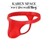 Ropa Interior de Tanga para Hombre Transfronteriza, Seda de Hielo Convexa en U Bolsa Grande, Desde 10 Yuan, Ropa Interior Sexy Transparente de Cintura Baja, Estilo Delgado