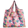 En stock de fábrica Suministro Tela Oxford 210D Color CNYK Bolso Generoso Supermercado Plegable Portátil Bolsa de Compras