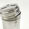 Moedor de Pimenta de Aço Inoxidável 304, Frasco de Tempero Rotativo de Uso Único, Frasco de Tempero para Atacado para Uso Doméstico, em Restaurantes e Cafeterias