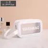 Nueva Bolsa de Tocador Impermeable Conveniente con Separación Seca y Húmeda para Mujeres, Bolsa de Almacenamiento de Tocador de Gran Capacidad para Viajes y Natación, Portátil
