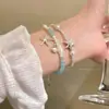 Pulseira de Concha e Búzios Estilo Resort à Beira-Mar, com Contas Empilhadas, Alto Valor Estético, Versátil, Joia Feminina Suave e Elegante