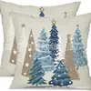 Serie de decoraciones navideñas para árboles de Navidad de Amazon transfronteriza: almohadas, cojines para el hogar, sofá, dormitorio y sillas