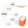 Relé de control de direccionales LED intermitentes para motocicleta, controlador de luces de coche, regulador de luz indicadora, ajustable