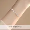 Pulsera de Plata de Ley S999 para Mujer 2025 Nueva Pulsera de Trébol de Cuatro Hojas Lujo Accesible Nicho Regalo de Cumpleaños para Mejor Amiga