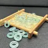 Bashan Jade Hielo Semilla Color Agua Clara Cuentas de Arroz Cubo Cuentas Sueltas Venta al por Mayor Accesorios DIY Joyería Pulseras Collares Pendientes