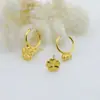 Especializado en la producción de accesorios hechos a mano para bricolaje clip para la oreja joyería pequeña oro de 18 quilates clip de resorte para la oreja convertidor de clip para la oreja clip para la oreja en arco