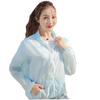 2025 Nova Roupa de Proteção Solar de Verão para Mulheres Cor Pura Ultrafina Respirável Secagem Rápida Roupa de Proteção Solar Jaqueta Estilo Popular Seda Gelo para Exterior