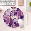 Mouse Pad Redondo de Mármore para Meninas de Escritório, Estilo Ins, Fresco e Simples, Mouse Pad Espessado, Direto do Fabricante