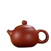 Tetera de Arcilla Púrpura, Hecha a Mano, Resistente al Agua, Arcilla Púrpura Original, Tetera Xishi Estilo Antiguo para Preparar Té, Uso Doméstico, Juego de Té Kung Fu