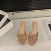Primer encuentro: Sandalias de tacón grueso con lazo, combinadas con un vestido, Sandalias slip-on estilo francés, Zapatos de hada para usar al aire libre, Nueva colección de verano 2026, Color nude