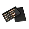 Estante con Mango Negro Acero Inoxidable 304 Taobao Tmall Amazon Cuchillo y Tenedor Occidental Pueden Entrar al Lavavajillas Vajilla