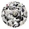 Colección Pegatinas Ins de Alto Valor Blanco y Negro Materiales para Diario DIY Funda de Teléfono Maleta Pegatinas Decorativas Mayoreo