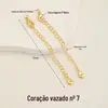 Cor de Alta Retenção Corrente de Extensão Fecho Lagosta Pulseira Colar DIY Acessório Corrente de Cauda Fecho Atacado