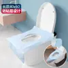 Almofada de Vaso Sanitário Descartável Cobertura Total Viagem Hotel Vaso Sanitário Separador de Poeira Mulheres Grávidas Espessada Impermeável Portátil