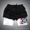 Shorts Série Huo Ying Estampa Digital 3D Dragon Ball Camada Dupla Calça de Praia Amazon E-commerce Transfronteiriço Fornecimento Quente