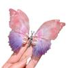 Pasador de Mariposa Móvil Doble Capa Tul Color Degradado Accesorios Antiguos para el Cabello Transmisión en Vivo Accesorios para la Cabeza Hanfu Fabricante Mayorista