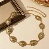 Joyería Popular Transfronteriza Europea y Americana, Cadena de Cintura de Aleación Personalizada, Cadena Retro de Moda para Mujer, Accesorios para Falda, Traje, Cinturón