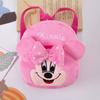 Bolso de Peluche Casual para Bebé Nuevo Transfronterizo 1-4 Años Monedero Reductor de Carga Dibujos Animados Mochila de Exportación