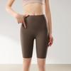 2025 Nuevos Pantalones de Tiburón Ropa Exterior para Mujer Control de Barriga Levantamiento de Glúteos Mallas Ajustadas Finas de Verano Pantalones Deportivos de Cinco Puntos para Ciclismo