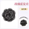 Flor de Rosa Moño para el Cabello Postizo Flor para el Cabello Pasador de Flor Herramienta de Peinado Trenzado Cabello de Princesa Postizo de Seda de Alta Temperatura