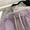Pantalones de forro polar para tallas grandes mm200 kg cintura alta sueltos acolchados leggings para mujer invierno cálido Joker casual pantalones deportivos