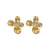 Pendientes de Pétalos de Flor Lindos y Compactos, Estilo Dulce y Sencillo Coreano, Pendientes de Moda y Elegantes para el Uso Diario de Mujer