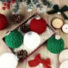Bolas de Navidad de Ganchillo Puras Hechas a Mano Nuevas Europeas y Americanas Decoración Festiva Colgante de Regalo Creativo Producto Terminado