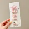 Pinza para Flequillo Infantil, Herramienta para Peinar el Cabello, Pinza de Felpa para Niñas de Principios de Primavera, Pasador de Moño para Bebé, Accesorio para el Cabello