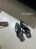 Pantuflas de Gamuza con Hebilla Metálica y Tira para Dedo del Pie Tacón Grueso Chanclas Estilo Coreano Sandalias Versátiles Zapatos de Playa Verano 2026 Microfibra