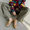 Zapatos Mary Jane super suaves, de borrego completo, con vuelta, colección otoño 2026, suela plana, punta redonda, decorados con moño, piel genuina, zapatos de mujer con suela suave