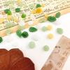 Nuevo broche de acacia de esmalte de color jade imitación chino, hoja de loto, mariposa mixta al por mayor, accesorios de joyería DIY al por mayor