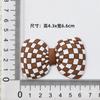 Novos Acessórios de Laço de Cola Macia Xadrez Pied-de-poule Acessórios Decorativos DIY Fivela para Sapatos com Furos Material de Adesivo para Geladeira