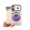 Capa com Suporte Dobrável para Celular Apple 17ProMax Fruta Goiaba Mirtilo 3D Capa Protetora Fresh 18