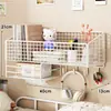 Estante de Pared para Dormitorio Litera de Estudiante Artefacto de Almacenamiento en Pared sin Taladro Cesta de Pared Montada en la Pared junto a la Cama del Dormitorio