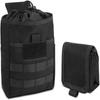 Huyue kit de primeiros socorros de emergência dobrável novo para atividades ao ar livre bolsa tática multifuncional para armazenamento de miudezas bolsa de cintura para canteiro de obras