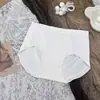 Shorts Íntimos Femininos de Cintura Média, Sem Costura, Modernos, Simples, Para Jovens, Estudantes do Ensino Fundamental, Invisíveis, Respiráveis, Com Forro Antibacteriano, Modelo Triângulo