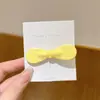 Pasador de Pelo con Lazo de Color Contrastante Macarrón Dulce Pinza Lateral para Flequillo Roto Pinza de Pato para Flequillo Pasador Lindo Accesorios para el Cabello