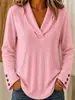 Amazon Europa e América Roupas Femininas Transfronteiriças Outono Inverno Moda Casual Manga Longa Gola V Veludo Cor Sólida Top Camiseta Slim Fit