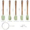 Utensilios de Silicona para Hornear, Set de 5 Piezas de Grado Alimenticio para Niños, Disponibles a Altas y Bajas Temperaturas, Fácil de Guardar, Mango Cómodo
