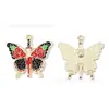 Accesorios de Joyería Estilo Gótico Negro Colgante DIY Dragón Occidental Fénix Zorro de Nueve Colas Colgante para Llavero