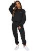 Ropa de Otoño e Invierno Europea y Americana Transfronteriza Sudadera con Cuello Redondo Estampada Traje de Pantalón Moda Casual para Mujer Sudadera de Manga Larga Traje Stock Disponible