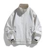 Chaqueta con cuello cruzado Jianheng para hombre, cortavientos, impermeable, para exteriores, negocios casual, top de alta gama, chaqueta ejecutiva, abrigo moderno