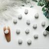 Joyería para uñas tallada artificial de 6 mm, capullo de rosa luminoso para uñas, belleza de uñas, joyería de camelia mixta