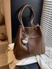 Bolso Tote Grande Versátil de Alta Gama Retro Transfronterizo para Mujer, Modelo Nuevo 2026, Bolso de Hombro y Axila a la Moda
