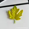 Folhas Simuladas com Cores Ricas, Novas Folhas de Bordo para Fotografia, Adereços de Decoração para Casamentos ao Ar Livre, Artesanato Atacado de Folhas Artificiais