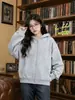 Moda Outono 2026 Infantil Moletom com Zíper Cor Sólida Jaqueta de Manga Longa para Crianças Maiores Cardigan Casual de Cor Sólida