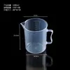 Taza medidora con escala de plástico transparente PP Cilindro graduado Horneado Cocina Grado alimenticio Hogar Comercial Taza medidora Tienda de té con leche