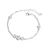 Pulsera de Ojo de Gato y Bambú Simple y de Alta Gama para Mujer, Lujo Ligero, Elegante Pulsera Retro, Temperamento a la Moda, Joyería de Mano Versátil