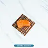 Decoración de Presentación de Comida Japonesa Escalera de Bambú para Sashimi Balsa de Bambú Valla de Bambú Plato Decorativo para Barbacoa Japonesa Presentación de Mariscos