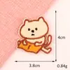 Parche Bordado Termofusible de Animales de Dibujos Animados Pegatinas de Tela Coreanas DIY Souvenir Hecho a Mano Pegatinas de Parche Accesorios Etiquetas de Tela para Planchar